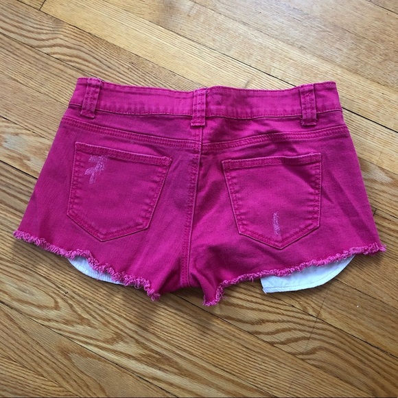 XXI Forever 21 Pink Jean Shorts Sz 29 - Picture 2 of 4